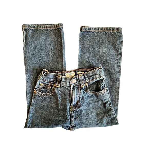 Oshkosh B'gosh Jeans Girls 5T Blue 100% Cotton Straight (W16 L16) - Picture 2 of 6
